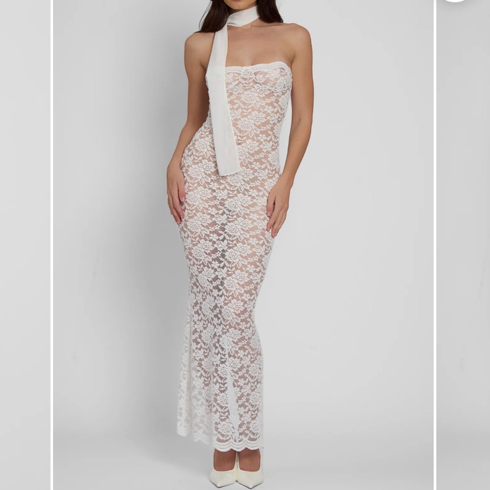 Sheer Lace Gown